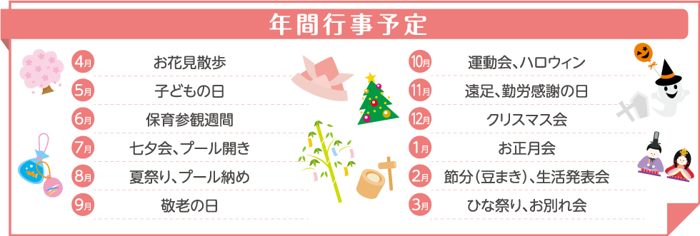 年間行事予定