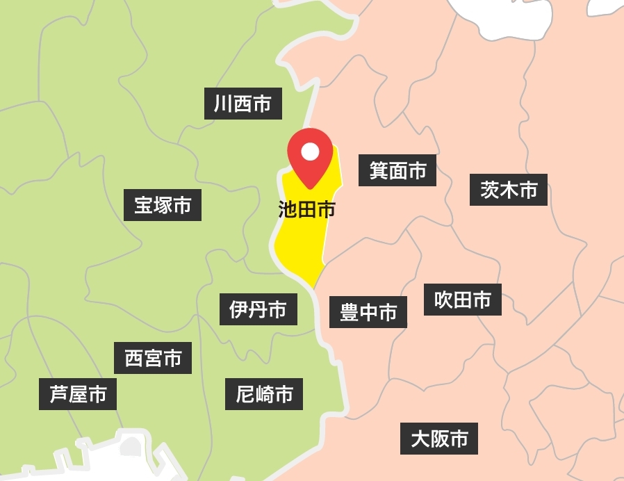 池田市 地図