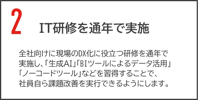 IT研修を通年で実施